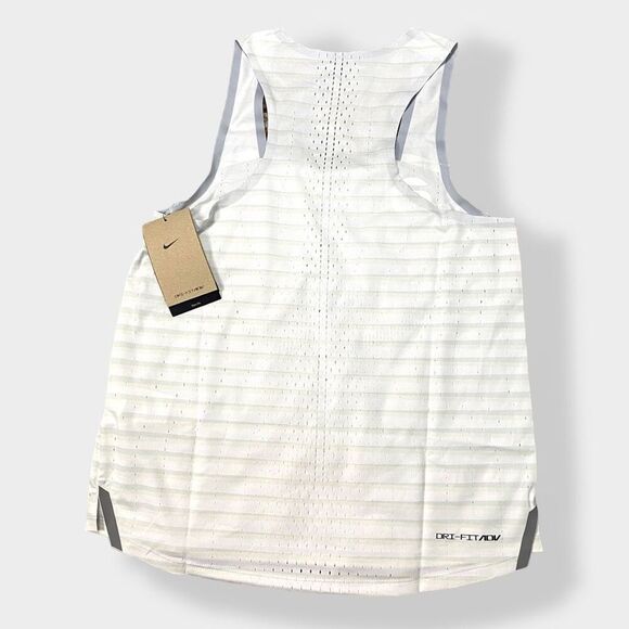 Nike Dri-FIT ADV AeroSwift Running Tank Singlet DR5850-100 Womens size XS New - Picture 4 of 8